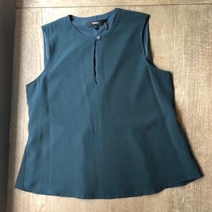 NWOT Theory Kenzly Malden Silk Sleeveless Top